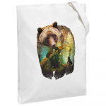 Холщовая сумка Artist Bear, серая - купить оптом