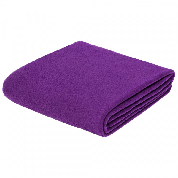 Флисовый плед Warm&Peace, фиолетовый - купить оптом