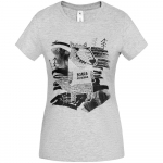 Футболка женская «Волка футболка», серый меланж, фото 1