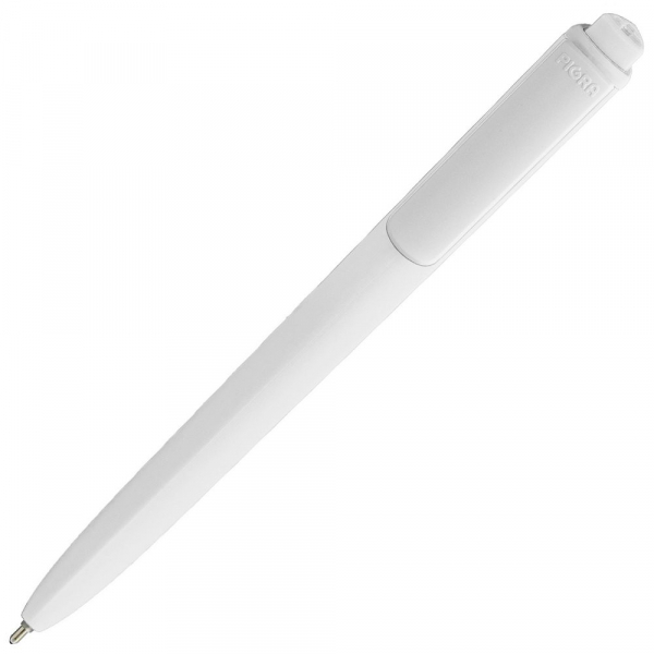 Ручка шариковая Pigra P02 Mat, белая - купить оптом