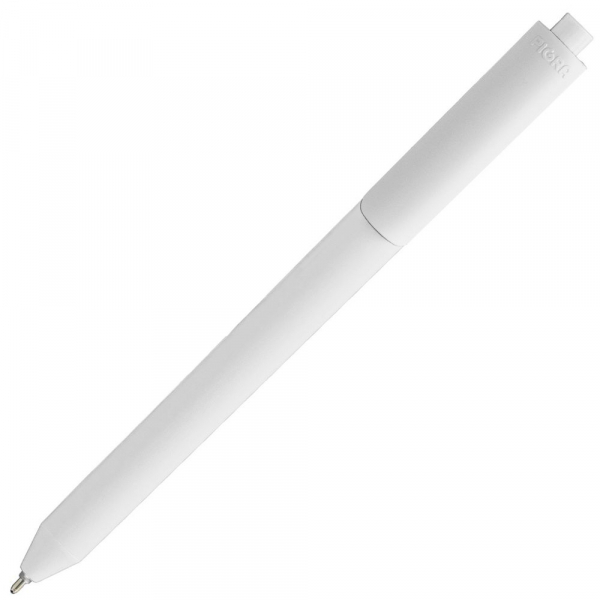 Ручка шариковая Pigra P03 Mat, белая - купить оптом