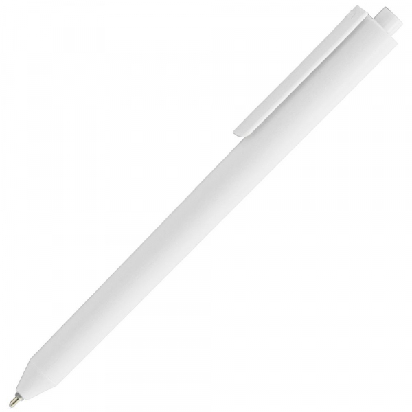 Ручка шариковая Pigra P03 Mat, белая - купить оптом