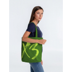 Холщовая сумка «ХЗ», ярко-зеленая, фото 3
