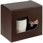 Коробка с окном Gifthouse, коричневая, фото 3