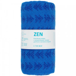 Полотенце-коврик для йоги Zen, синее, фото 7