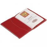 Обложка для паспорта Apache, красная, фото 3