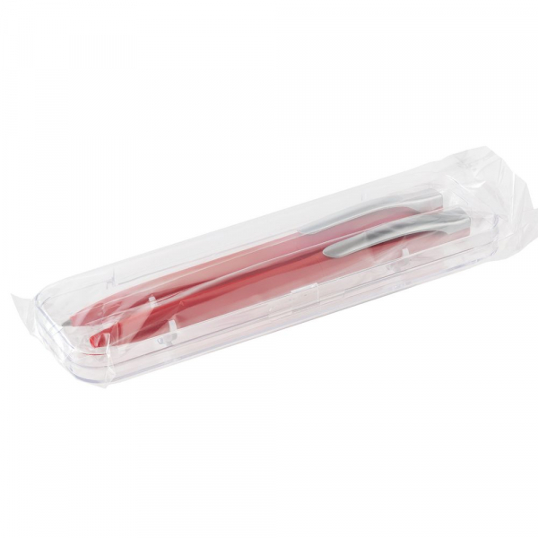 Набор Pin Soft Touch: ручка и карандаш, красный - купить оптом