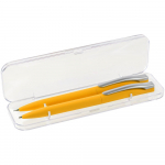 Набор Pin Soft Touch: ручка и карандаш, желтый, фото 1