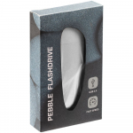 Флешка Pebble, светло-серая, USB 3.0, 16 Гб, фото 2