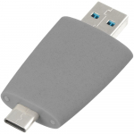 Флешка Pebble Type-C, USB 3.0, серая, 32 Гб, фото 3