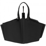Зонт-сумка складной Stash, черный, фото 4