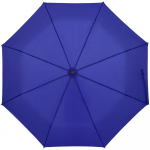 Зонт складной Clevis с ручкой-карабином, темно-синий - купить оптом