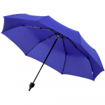 Зонт складной Clevis с ручкой-карабином, ярко-синий, фото 1
