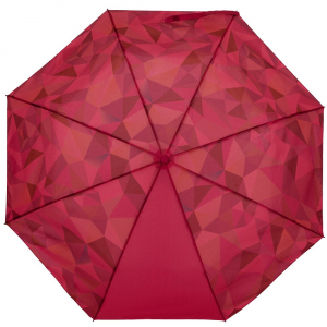 Складной зонт Gems, красный - купить оптом