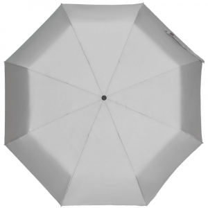 Зонт складной Manifest со светоотражающим куполом, серый - купить оптом