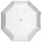 Зонт складной Manifest со светоотражающим куполом, серый, фото 1