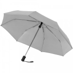 Зонт складной Manifest со светоотражающим куполом, серый, фото 2