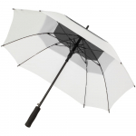 Квадратный зонт-трость Octagon, черный с белым, фото 1