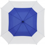 Квадратный зонт-трость Octagon, черный с белым - купить оптом