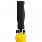 Квадратный зонт-трость Octagon, черный с желтым, фото 3