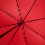 Зонт-трость с цветными спицами Bespoke, красный, фото 1