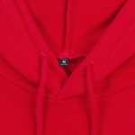Толстовка с капюшоном женская Hoodie, красный меланж, фото 2