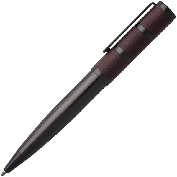 Набор Hugo Boss: конференц-папка с блокнотом А5 и ручка, бордовый - купить оптом
