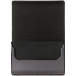 Набор Hugo Boss: визитница с аккумулятором 4000 мАч и ручка, черный, фото 4