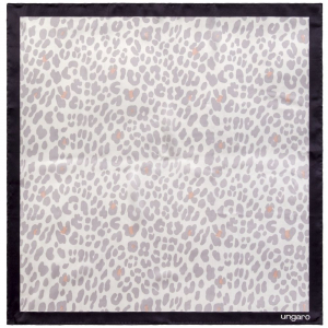 Платок Leopardo Silk, серый - купить оптом