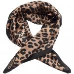 Платок Leopardo Silk, коричневый, фото 2