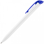 Ручка шариковая Favorite, белая с синим, фото 1