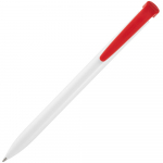 Ручка шариковая Favorite, белая с красным, фото 2