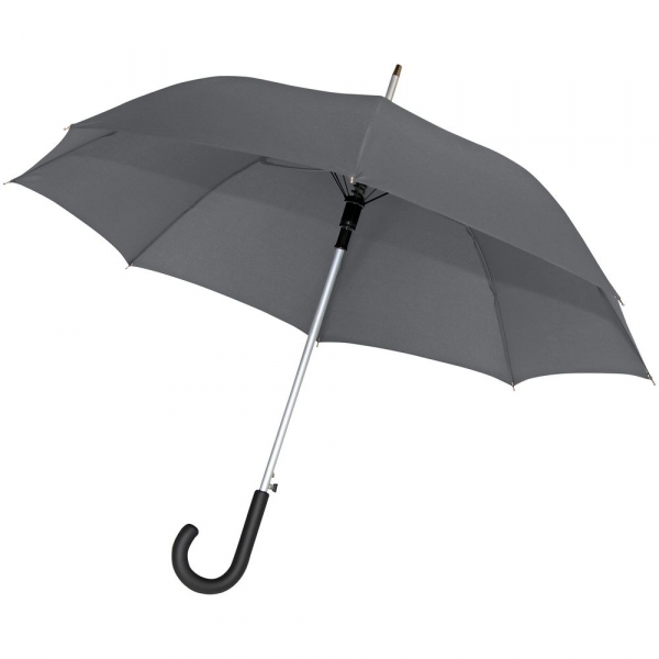 Зонт-трость Alu AC, серый - купить оптом