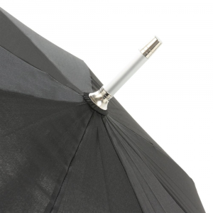 Зонт-трость Alu Golf AC, черный - купить оптом