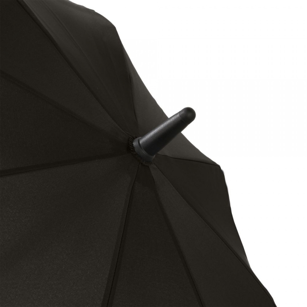 Зонт-трость Fiber Move AC, черный с красным - купить оптом