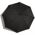 Зонт-трость Fiber Move AC, черный с серым, фото 1