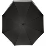 Зонт-трость Fiber Move AC, черный с серым, фото 2