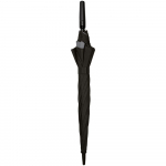 Зонт-трость Fiber Move AC, черный с серым, фото 3
