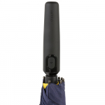 Зонт-трость Fiber Move AC, темно-синий с желтым, фото 4