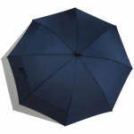Зонт-трость Fiber Move AC, темно-синий с серым, фото 1