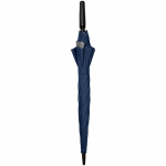 Зонт-трость Fiber Move AC, темно-синий с серым, фото 3