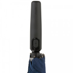 Зонт-трость Fiber Move AC, темно-синий с серым, фото 4