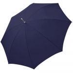 Зонт-трость Fiber Move AC, темно-синий с серым - купить оптом