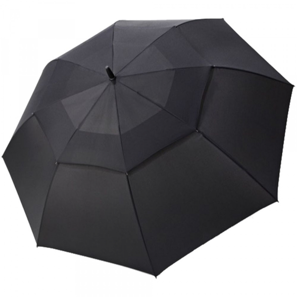 Зонт-трость Fiber Golf Air, черный - купить оптом