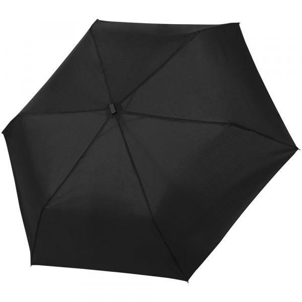 Зонт складной Mini Hit Flach, черный - купить оптом