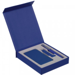 Коробка Latern для аккумулятора 5000 мАч, флешки и ручки, синяя, фото 2