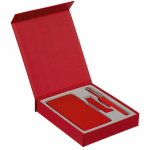Коробка Rapture для аккумулятора 10000 мАч, флешки и ручки, красная, фото 2