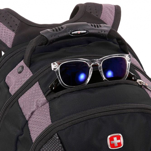 Рюкзак для ноутбука Swissgear Сarabine, черный с серым - купить оптом