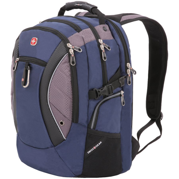 Рюкзак для ноутбука Swissgear Carabine, синий с серым - купить оптом