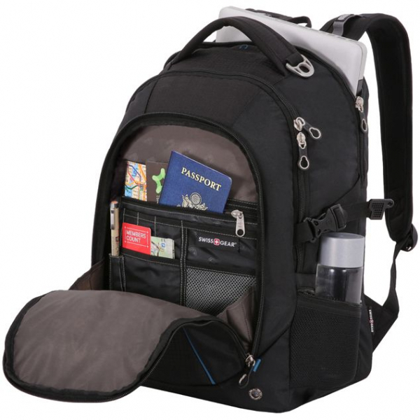 Рюкзак для ноутбука Swissgear Air Flow Plus, черный - купить оптом